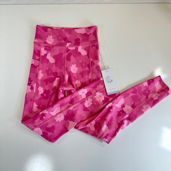 Johnny Was Calme NEW Pink Camo XS Legging Tank Set Women's Athletic Wear Workout - Picture 4 of 14